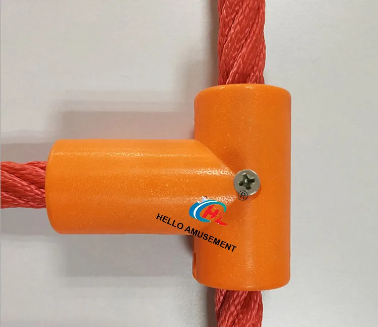 16mm Plastic Colored T-bar Climbing Rope Net Connecting Fasteners 14