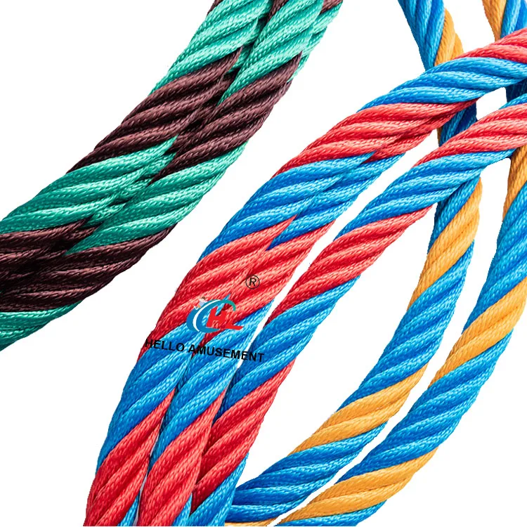 20-22mm Outdoor Colorful Play Net Rope Climbing Rope 1