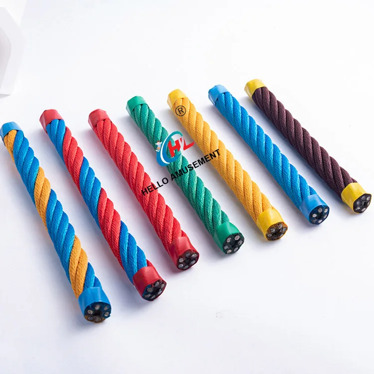 20-22mm Outdoor Colorful Play Net Rope Climbing Rope 4