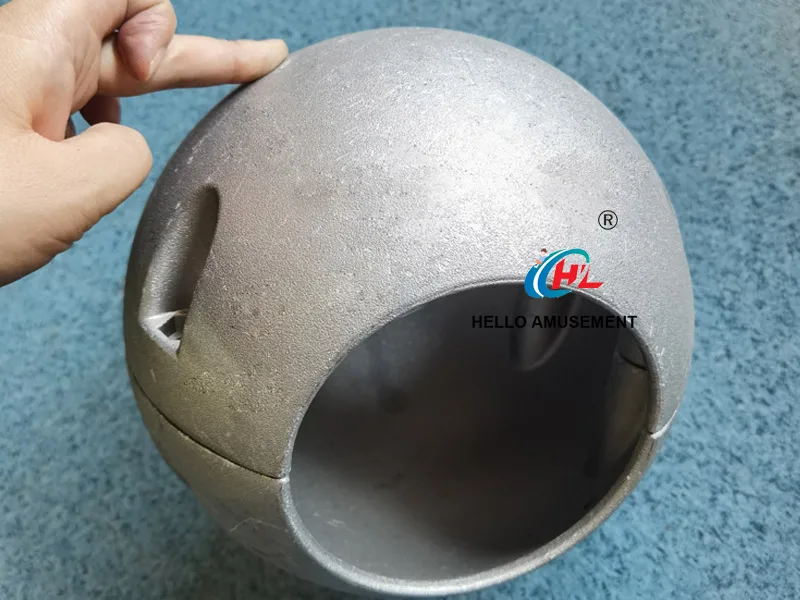 Aluminum flange ball parts playground flange 6