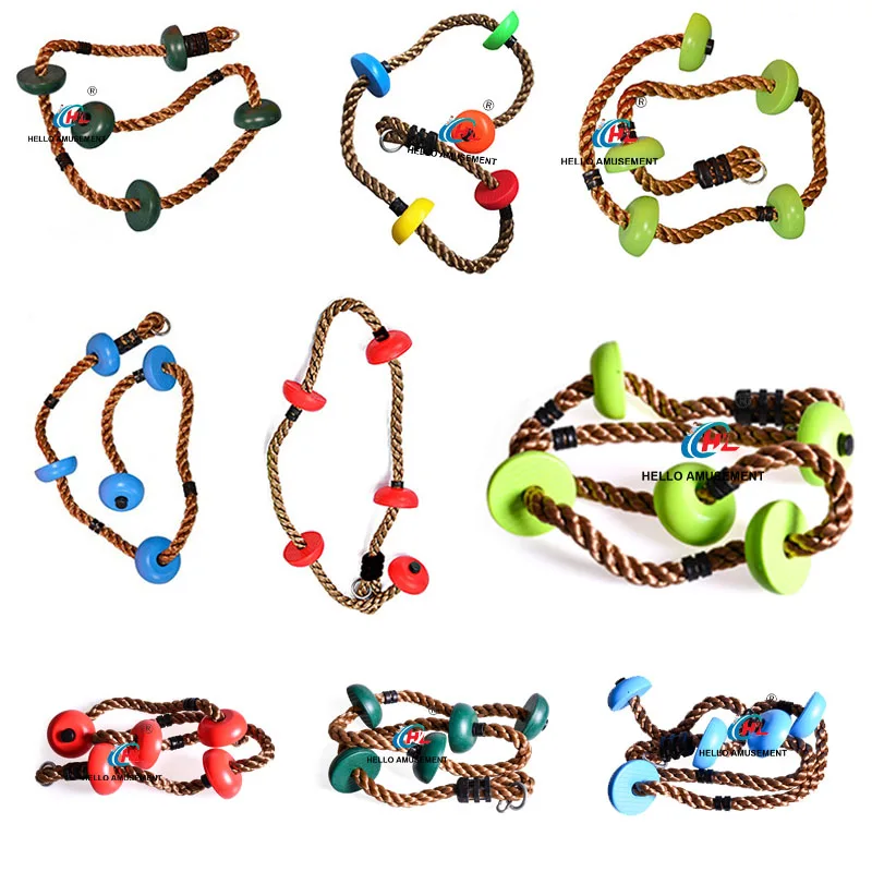 Climbing Rope Tree Swings Seat Disc Set Accessories 1