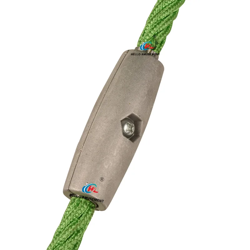 Climbing playground double section connector aluminum buckle 1