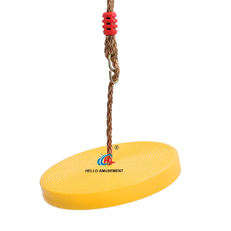 Climbing the big disc swing 10