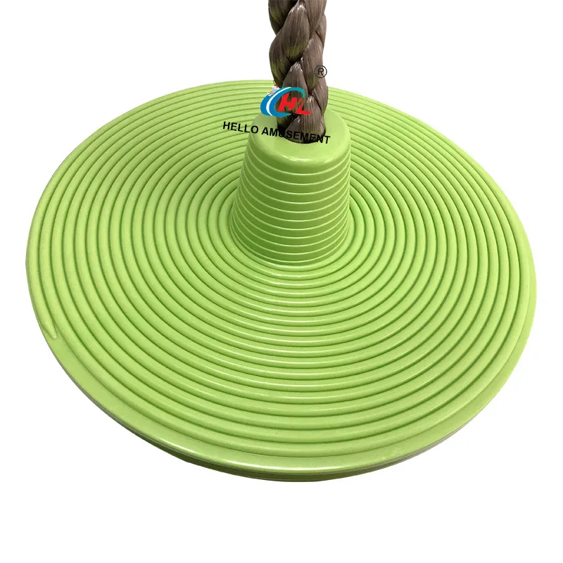 Climbing the big disc swing 12