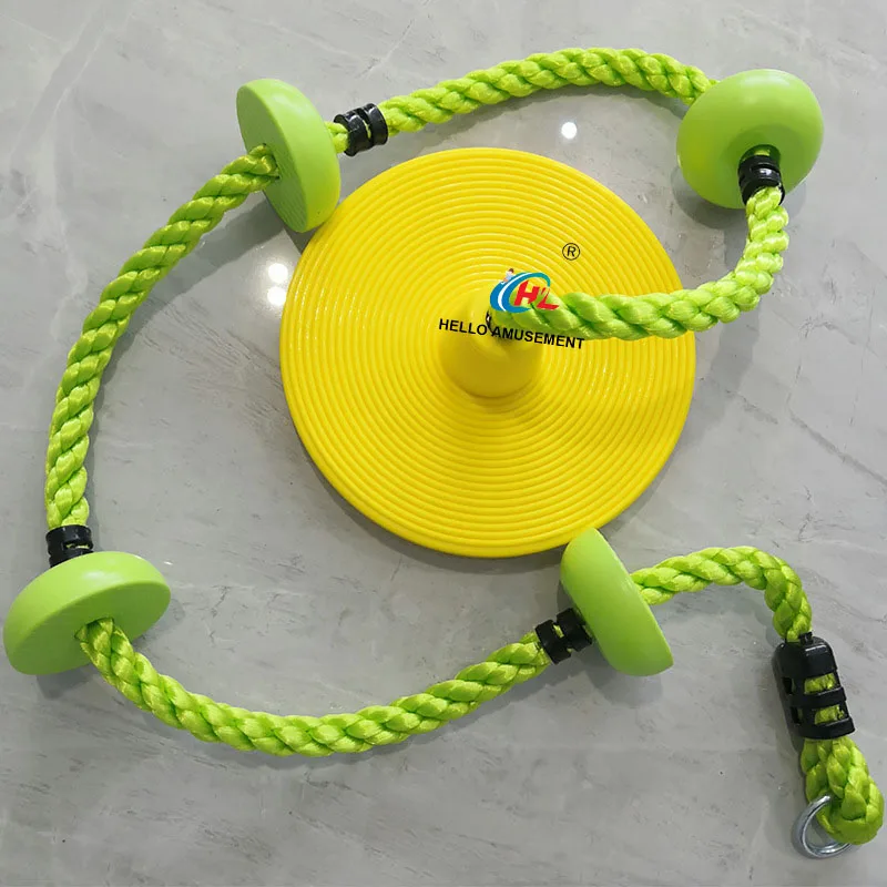 Climbing the big disc swing 16