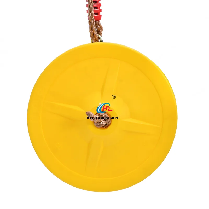 Climbing the big disc swing 9