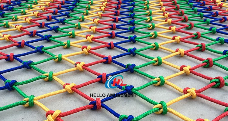 Colorful Nylon Net Rope Kids Safety Net Protection Net Climbing Fence 7