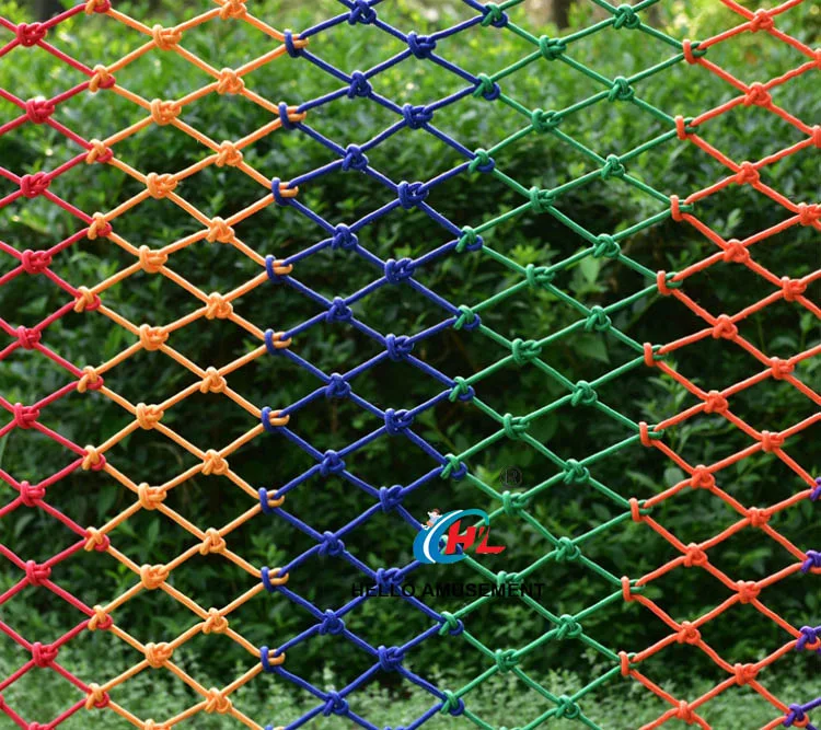 Colorful Nylon Net Rope Kids Safety Net Protection Net Climbing Fence 8