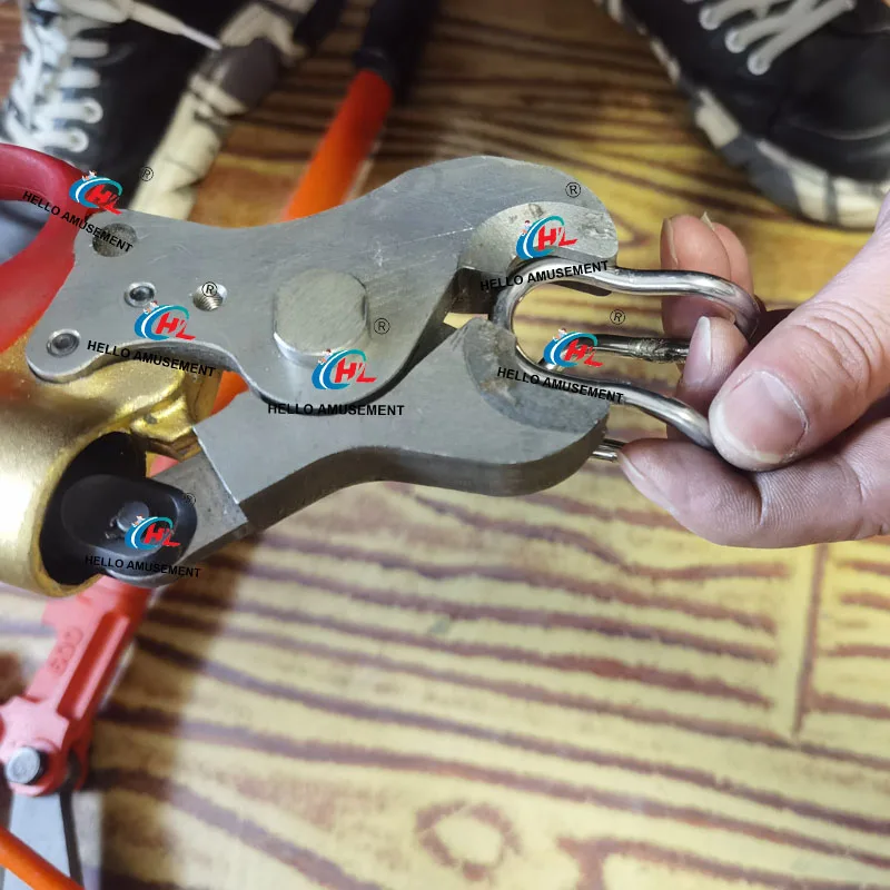 Hello Amusement Stainless Steel Playground Rope Fittings Electric Fixing Plier 5