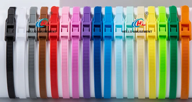 Naughty Fort Special Color Nylon Ties Environmental Protection Bundling Belt 13