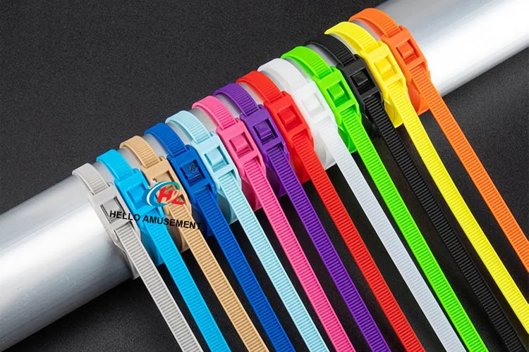 Naughty Fort Special Color Nylon Ties Environmental Protection Bundling Belt 15