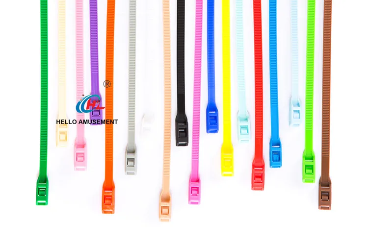 Naughty Fort Special Color Nylon Ties Environmental Protection Bundling Belt 16