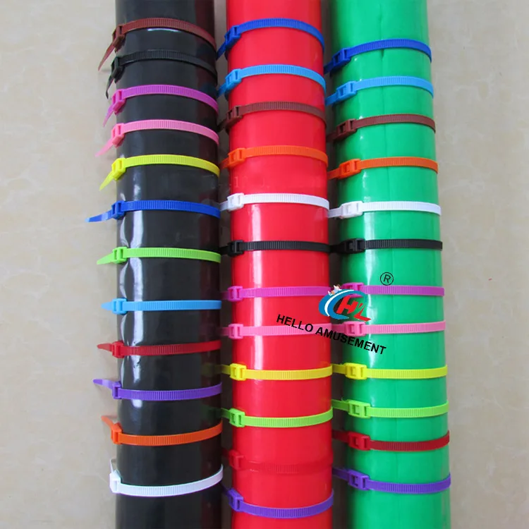 Naughty Fort Special Color Nylon Ties Environmental Protection Bundling Belt 6