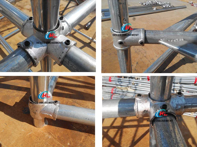 Naughty Fort connection bending accessories 48 pipe fasteners 9