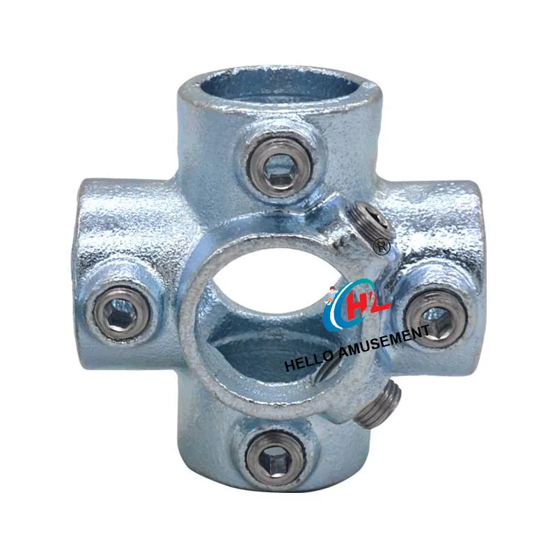 Naughty castle steel pipe round pipe connectors protective fence around the connection accessories 1