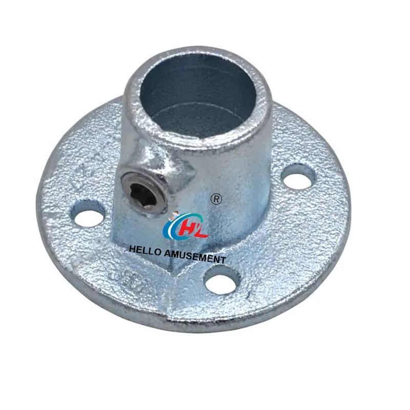 Naughty castle steel pipe round tube connectors protective fence around the base
