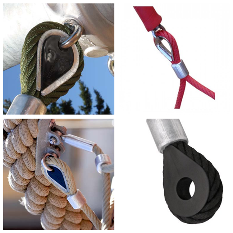 Open Thimbles Playground Rope Connectors