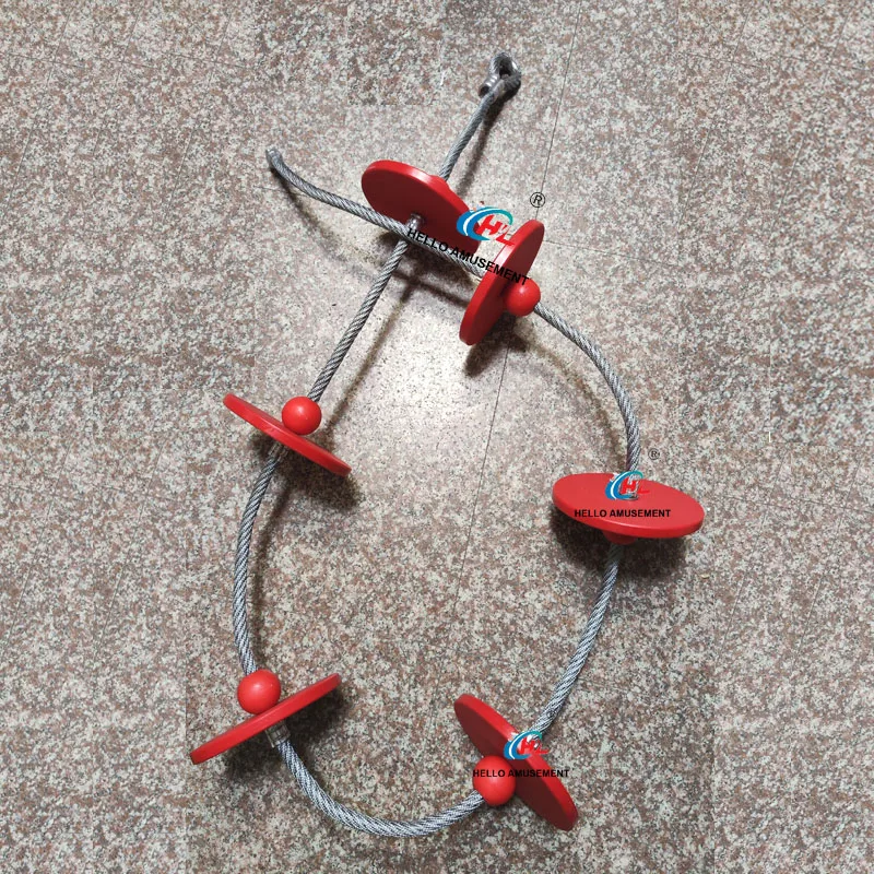 PE plastic disc toy climbing rope accessories 8