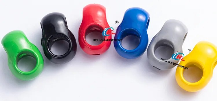 Plastic One-piece Colorful Cross Buckle Climbing Rope Net Connector for 14mm or 16mm Rope 12