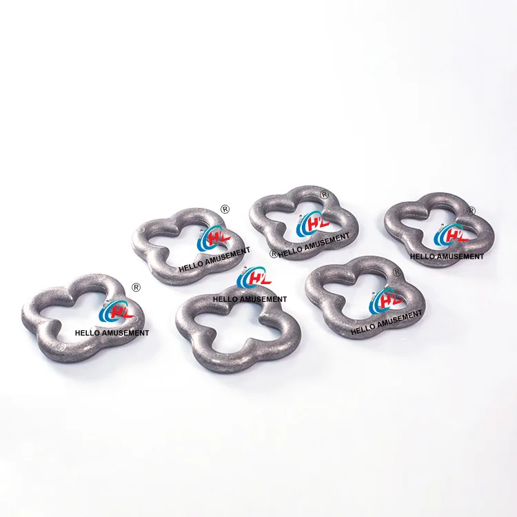 Plum Shaped Rope Net Metal Fittings For Playground 3