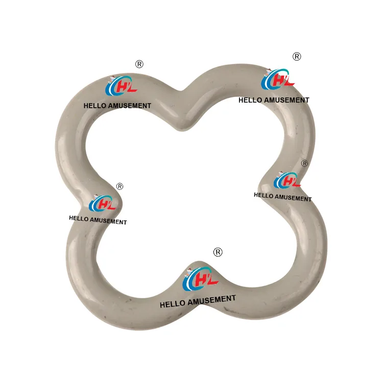 Plum Shaped Rope Net Metal Fittings For Playground 4