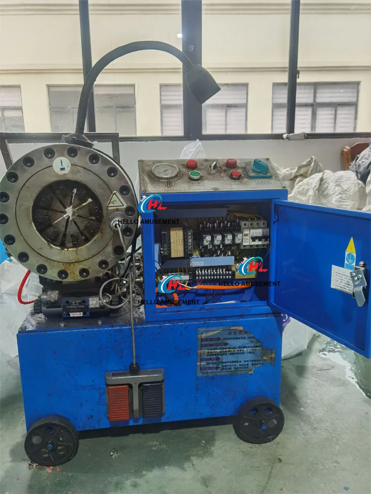 Rope Fixing Connector, Playground Pipes and Tubes Compressing Machine 6