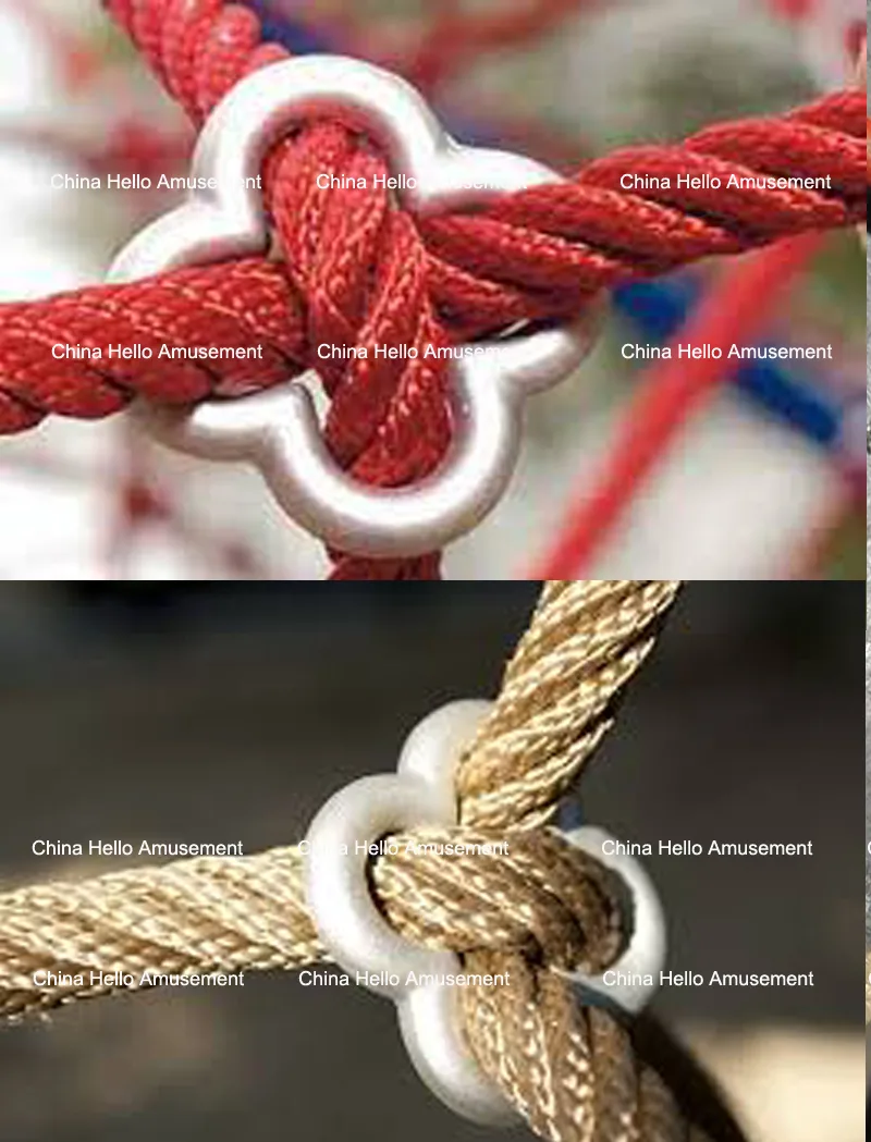 Shaped Rope Net fitting
