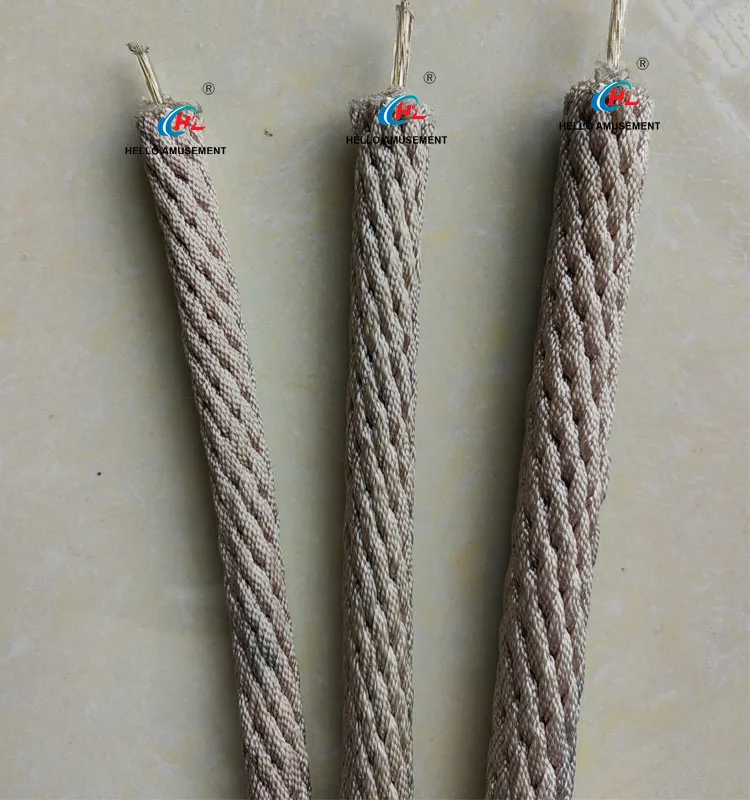Single Steel Core Adventure Playground 16 mm Ropes for Outdoor 6