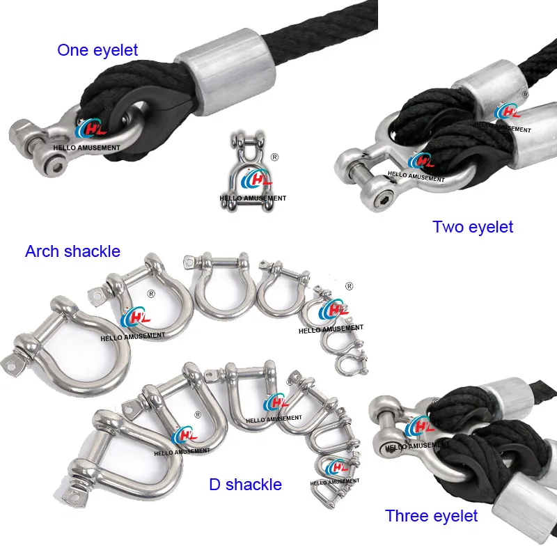 Stainless Steel D shackle Arch Shackle 12