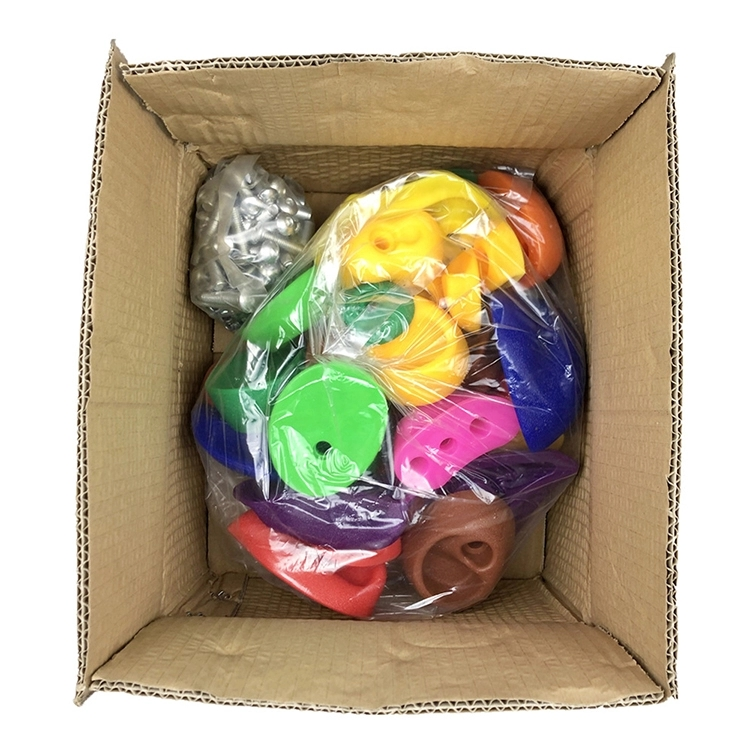 Hello Amusement Packing for Rock Climbing Holds Ninjia Tree Climbers