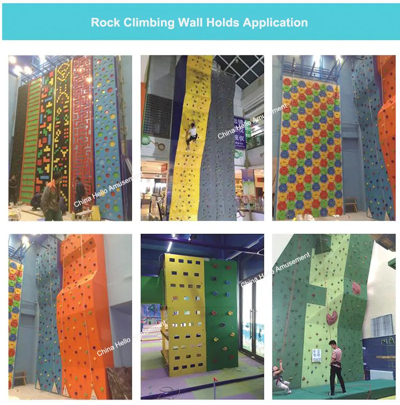 rock climbing holds installation