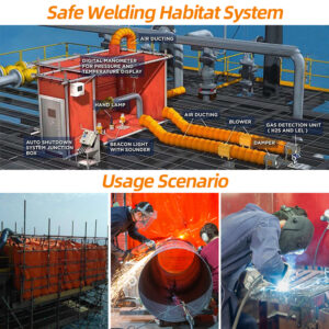 welding habitat for oil and drilling