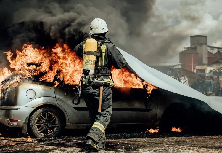 EV Fire Blanket Bridgehill Fire Blanket