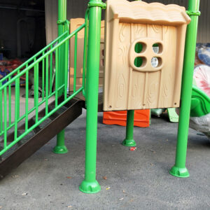 114mm playground pipes foot plate