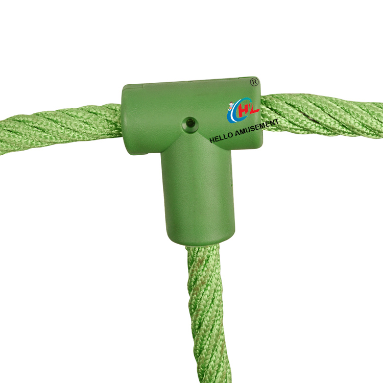 16mm Plastic Colored T-bar Climbing Rope Net Connecting Fasteners 1