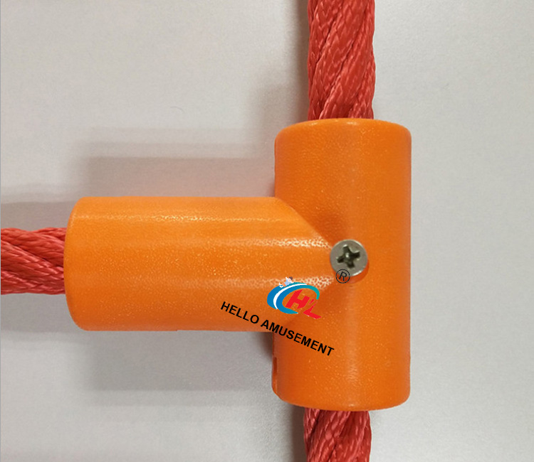 16mm Plastic Colored T-bar Climbing Rope Net Connecting Fasteners 14