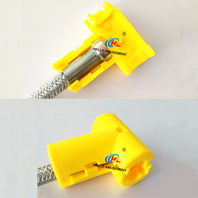 16mm Plastic Colored T-bar Climbing Rope Net Connecting Fasteners 7