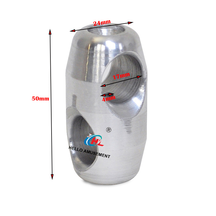 16mm X Type Aluminum Rope Accessory Playground Rope Connector 2