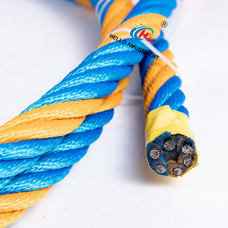 20-22mm Outdoor Colorful Play Net Rope Climbing Rope 10
