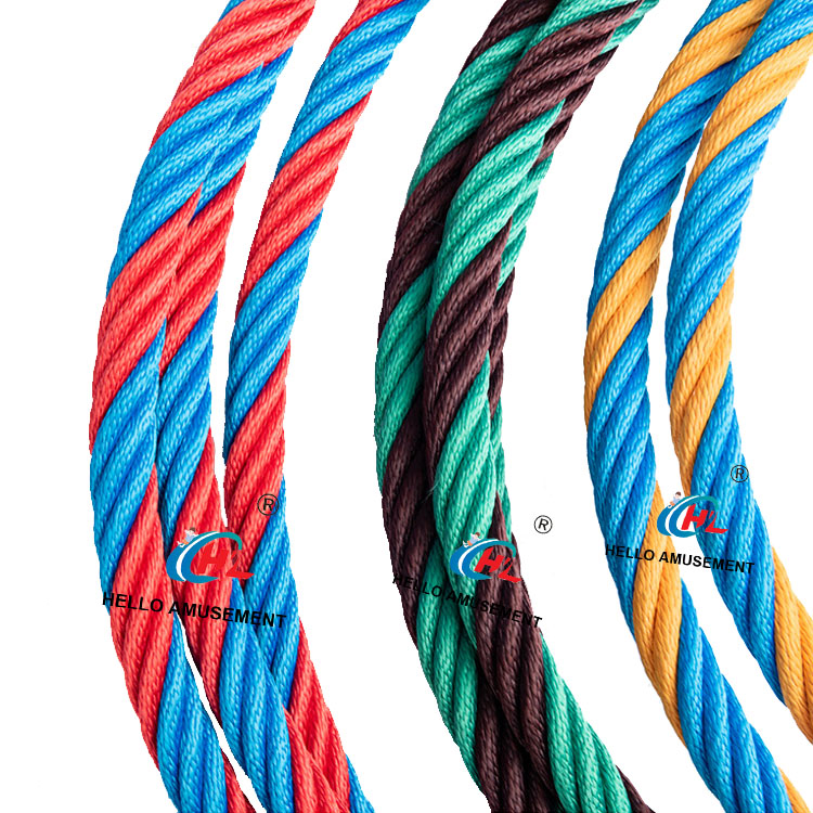20-22mm Outdoor Colorful Play Net Rope Climbing Rope 2