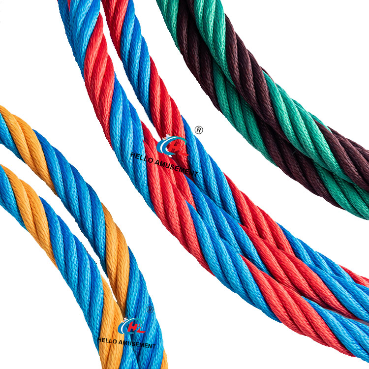 20-22mm Outdoor Colorful Play Net Rope Climbing Rope 3