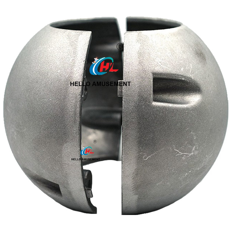 Aluminum flange ball parts playground flange 2