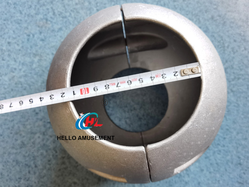 Aluminum flange ball parts playground flange 7