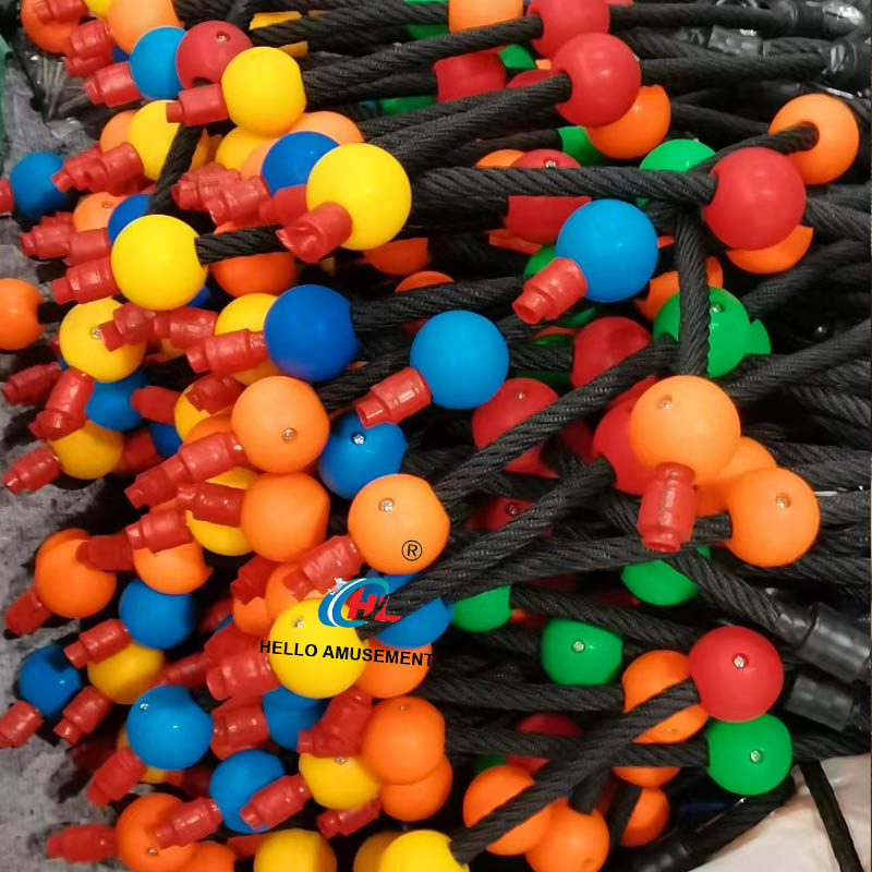 Children's climbing rope production multi rope hand catch ball 6