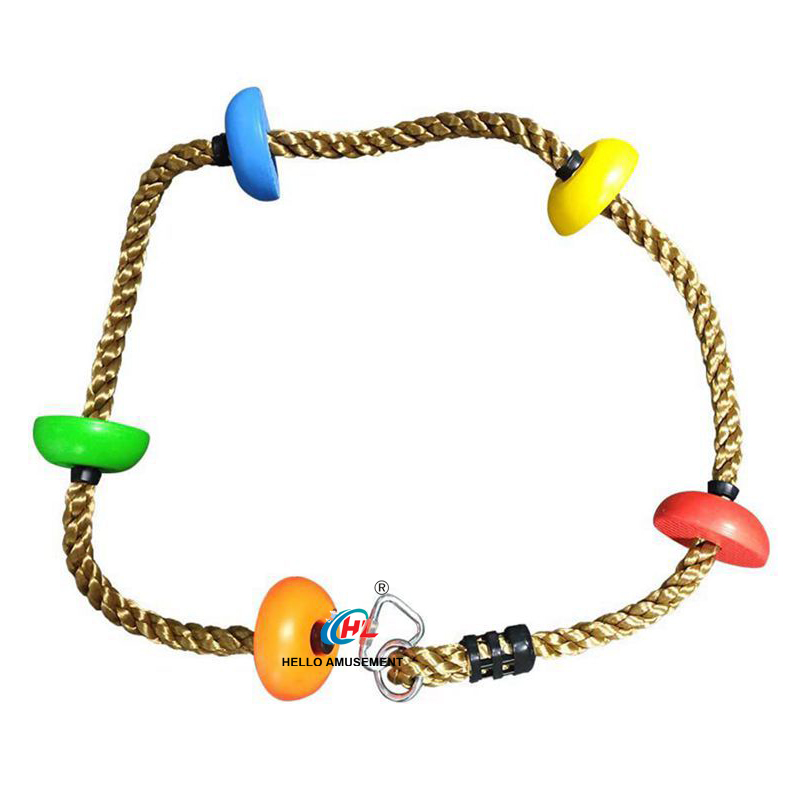 Climbing Rope Tree Swings Seat Disc Set Accessories 4