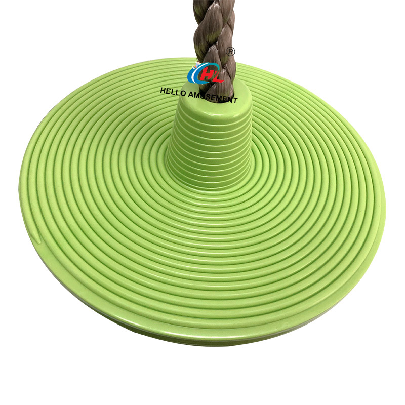 Climbing the big disc swing 12