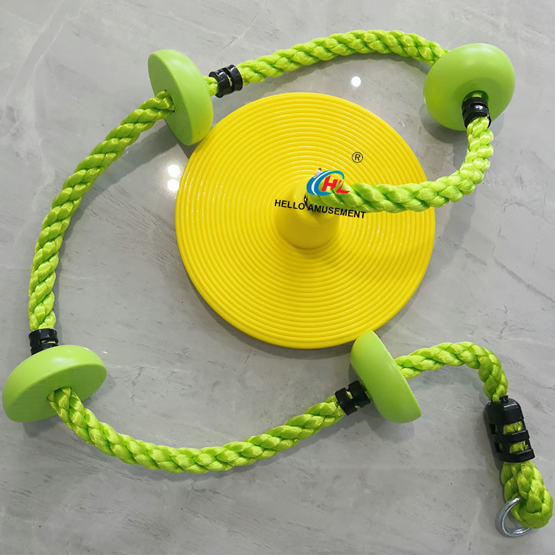 Climbing the big disc swing 16