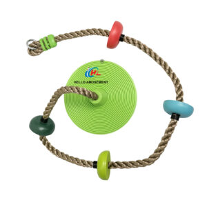 Climbing the big disc swing 2