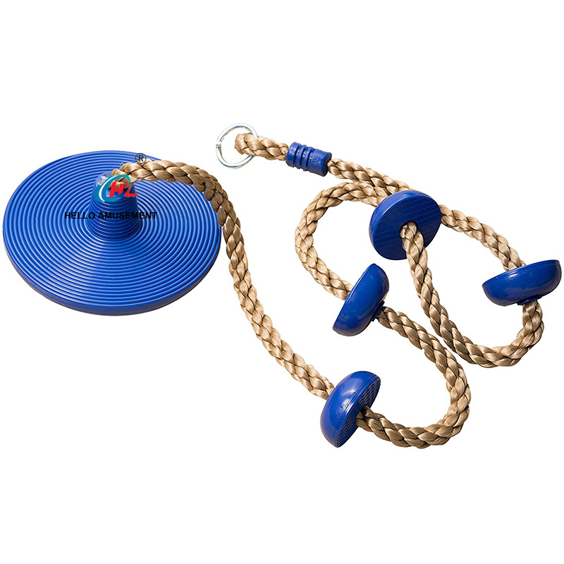 Climbing the big disc swing 3