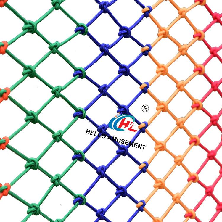 Colorful Nylon Net Rope Kids Safety Net Protection Net Climbing Fence 2